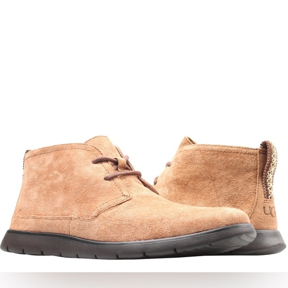 Ugg Freamon Chukka Chestnut Suede Ankle Boot Mens size 13 - Picture 1 of 12
